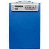 Alco-Albert 5518-15 klembord met zonne-energie, DIN A4, maatverdeling, blauw
