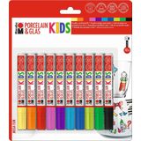 Marabu Kids Markers Porselein en Glas - 10 stuks