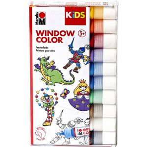 Marabu Kids Raamverf - 10 Kleuren X 25 ml