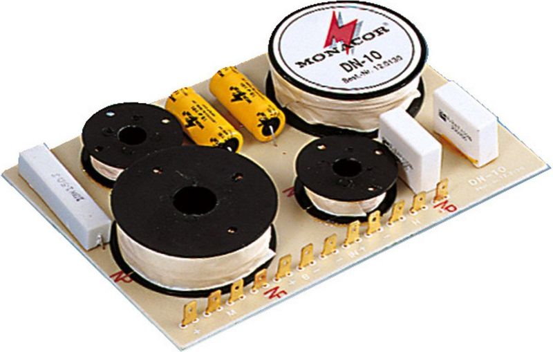 Monacor - DN-10 - 3-Weg Frequentieregelaar - Zwart - Hoogwaardige Componenten