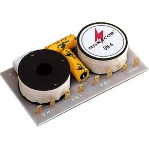 Monacor DN-4 - Luidsprekeronderdelen - 3-weg Crossover Netwerk - 8 Ω - Luchtkernspoelen