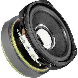 Monacor - Miniatuur Bass-Midrange Luidspreker - Zwart - Aluminium