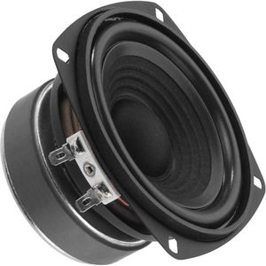 Monacor Mini basluidspreker (1 stuk), Ingebouwde luidsprekers, Zwart