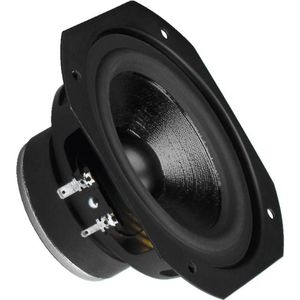 Monacor HiFi basluidspreker (1 stuk), Ingebouwde luidsprekers, Zwart