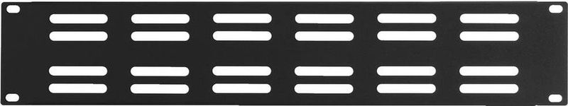 Monacor - RCP-8722U - Rackpaneel - Zwart - Staal - 2 HE