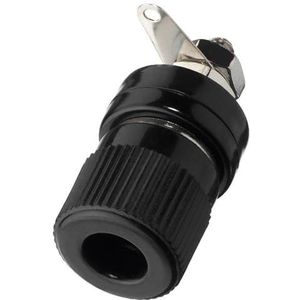 Monacor - Apparaatklem - Luidsprekerconnector - Zwart - Kunststof-Metaal