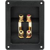 Monacor - ST-400GM - Luidspreker-schroefaansluiting - Bi-Wiring-terminal - Vergulde Contacten