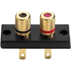 Monacor - ST-925GM - Luidspreker-schroefaansluiting - Vergulde Aansluitingen - 1 stuk