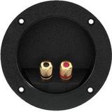 Monacor - ST-960GM - Luidspreker-schroefaansluiting - Rond - Verguld - 1 stuk