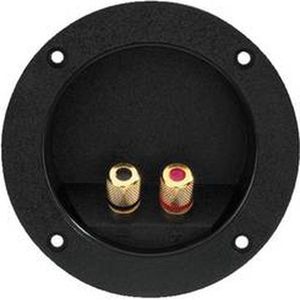 Monacor - ST-960GM - Luidspreker-schroefaansluiting - Rond - Verguld - 1 stuk