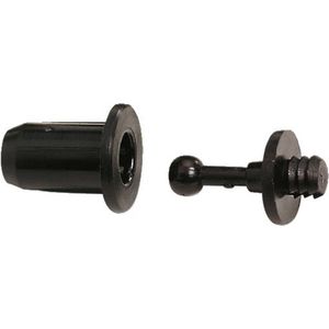 Monacor - LS Frame Hefboom Set - Luidsprekeronderdelen - Zwart - 8 Stuks