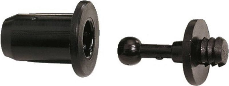 Monacor - LS Frame Hefboom Set - Luidsprekeronderdelen - Zwart - 8 Stuks