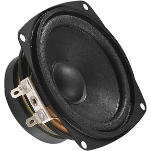 Monacor Miniatuur luidspreker (1 stuk), Ingebouwde luidsprekers, Zwart