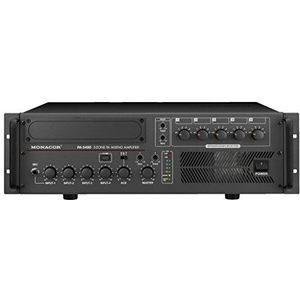 Monacor - PA-5480 - Audio-Versterker - Zwart - 480W RMS
