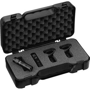 IMG STAGELINE ECM-250 Electret Microfoon Set Zwart