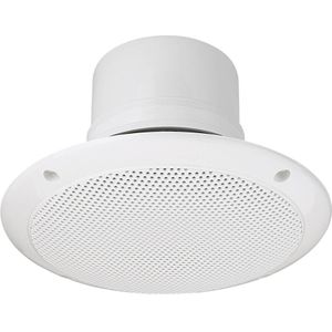 Monacor EDL-206 - PA-inbouwluidspreker - Wit - 20 W - 100 V