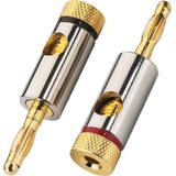 Monacor - LS Bananenstekker - Goud - Audio-aansluitingen