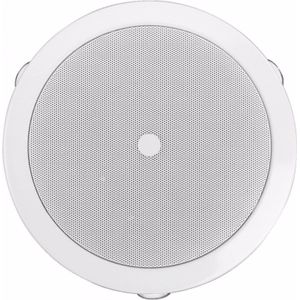 Monacor ELA plafondluidspreker 100V max.6W d:200mm (1 stuk), Ingebouwde luidsprekers, Wit