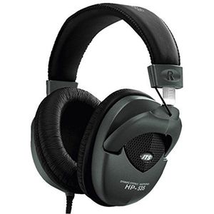 JTS HP-535 professionele studio-monitor hoofdtelefoon met gewatteerd oorkussen en hoofdsteun, over-ear hoofdtelefoon met uitstekende geluidskwaliteit in zwart
