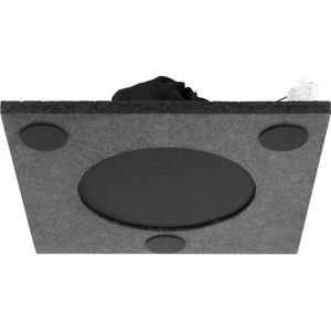 Monacor EDL-310L - PA-inbouwluidspreker - Zwart - 10 W - 100 V