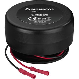 Monacor - AR-50 - Luidspreker - Zwart - Weerbestendig
