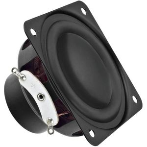 Monacor HiFiBreitbandLautsprecher (1 stuk), Ingebouwde luidsprekers, Zwart