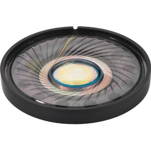 Monacor - Hoofdtelefoonluidspreker - Zwart - Transparant - 32 Ohm