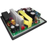 Monacor Subwoofer actieve module, 500 Watt, digitale klasse D, Effectapparaat, Zwart