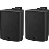 MONACOR MKA-50SET/SW Actief Luidsprekersysteem - Zwart - 2 x 20 W
