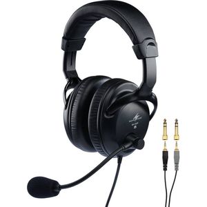 MONACOR BH-009 Professionele Stereo Hoofdtelefoon met Dynamic Strap Microfoon, On-Ear Oortelefoon in zwart
MONACOR BH-009 Professionele Stereo Hoofdtelefoon