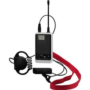 MONACOR ATS-22T Digitaal 16-Kanaals Spraaktransmissiesysteem 863-865 MHz Zwart