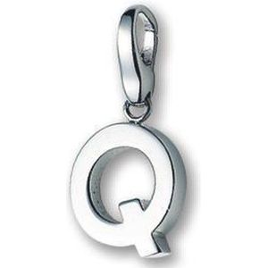 Charm | bedel | letter | Q | zilver | Giorgio Martello | hanger | karabijn slot