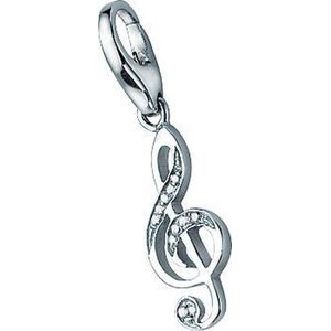 Charm | bedel | Solsleutel | zirkonia | hanger | zilver