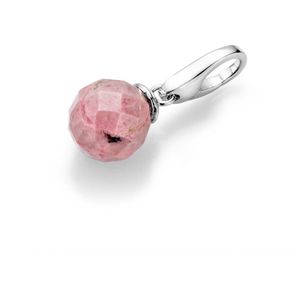Bedel | charm | sterling zilver | rhodoniet | symbool kracht| karabijn | hanger