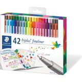 Staedtler, zz3_ARCHIV_Pen_to_pen, Briljante kleuren (Veelkleurig, 42 x)