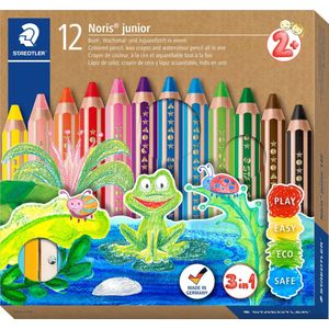 STAEDTLER Noris Junior -  3-in-1 potlood - set 12 st