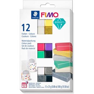 FIMO effect set - ovenhardende boetseerklei - colour pack 12 st