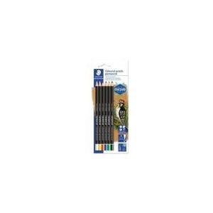 STAEDTLER Design Journey - Lumocolor permanent glasochrom - set 6 kleuren