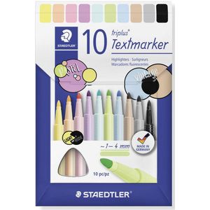 STAEDTLER triplus textsurfer Textmarker farbsortiert, 10 St.