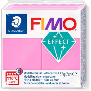 FIMO effect - ovenhardende boetseerklei standaard blokje 57 g - neon fuchsia