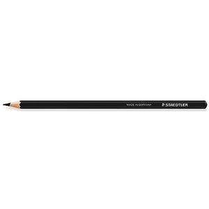 STAEDTLER Design Journey 146C-9 Kleurpotloden, zwart, hoog gepigmenteerd, zachte vulling, hout uit PEFC-gecertificeerde bossen, klassieke zeskantige vorm, 6 kleurpotloden in vouwdoos
