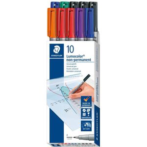 Staedtler Folienschreiber Lumocolor F non-permanent farbig sortiert VE