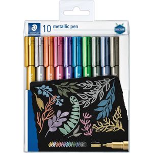 STAEDTLER Metallic pen - set met 10 st Design Journey - 8323 TB10