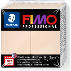 4 x Staedtler Modelliermasse Fimo professional Kunststoff 85g beige