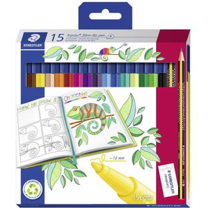 Staedtler triplus� fibre tip pen promotion set with pencil and eraser