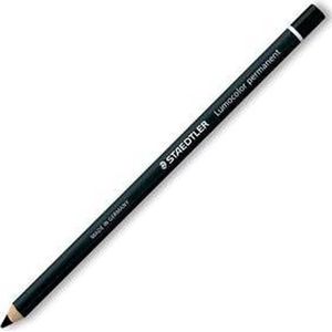 Staedtler - Lumocolor Glasochrom - Permanente Potloden - Zwart - Set van 12