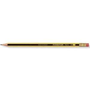 Staedtler Potlood Noris HB met gum grijs (122-2) - Potlood - Origineel