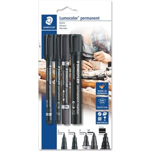 Staedtler Lumocolor 60 bk Permanentmarker Schwarz wasserfest: Ja