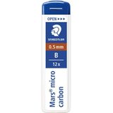 Staedtler, Potlood, Mars Micro (0.50 mm, B, 12 x)