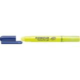 Staedtler Textmarker Gel, mit gelartiger Wachsmine, Minendurchmesser 9 mm, gelb